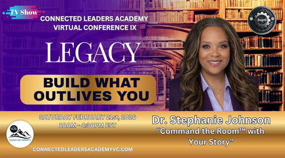 TV - Command the Room™ with Your Story - Dr. Stephanie Johnson ...